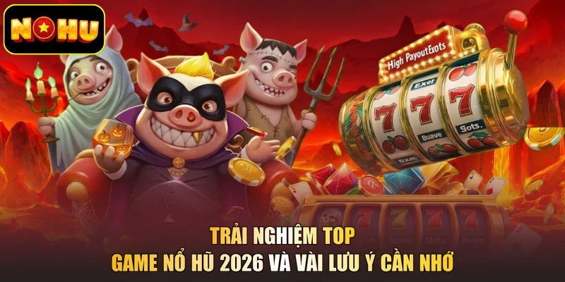 Trải nghiệm top game nổ hũ 2026 và vài lưu ý cần nhớ